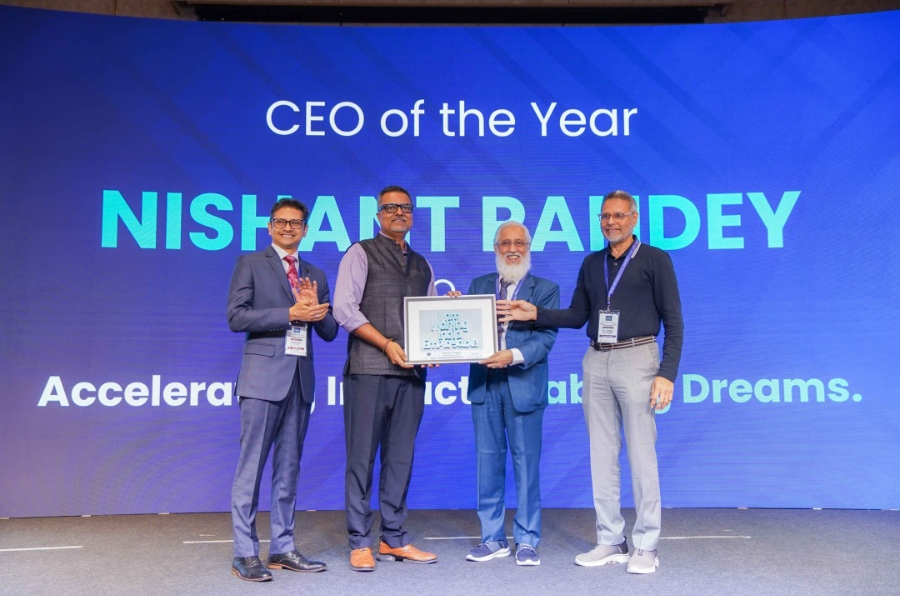 CEO of the Year award presentation at MIECA