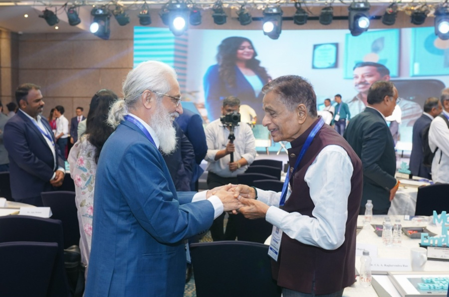 Dignitaries interacting at MIECA